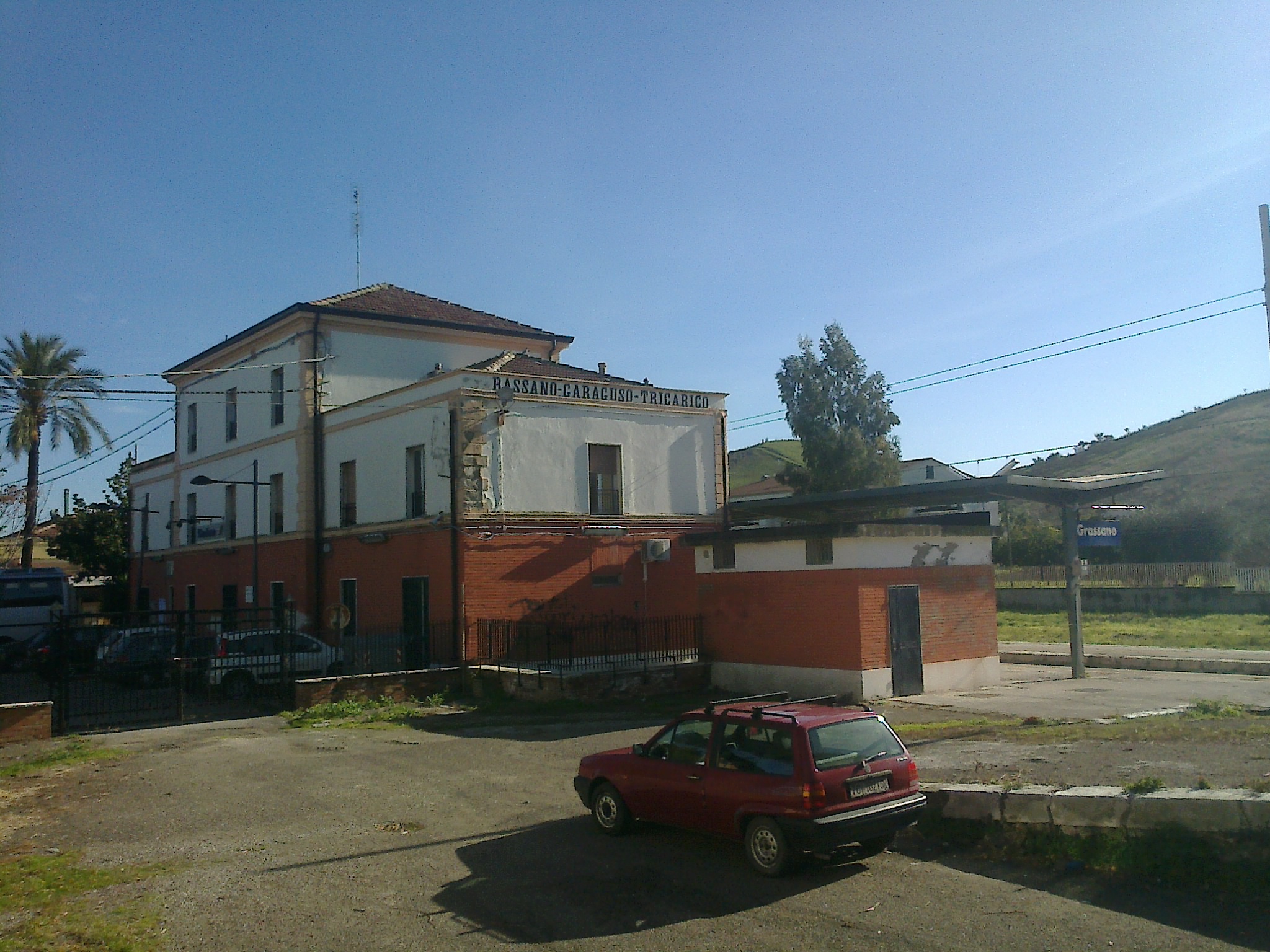 stazione, Stazione ferroviaria di Grassano-Garaguso-Tricarico (XIX sec. d.C)