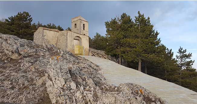 sacrario, SANTUARIO DELLA MADONNA DI MONTEFORTE (post XI sec d.C)