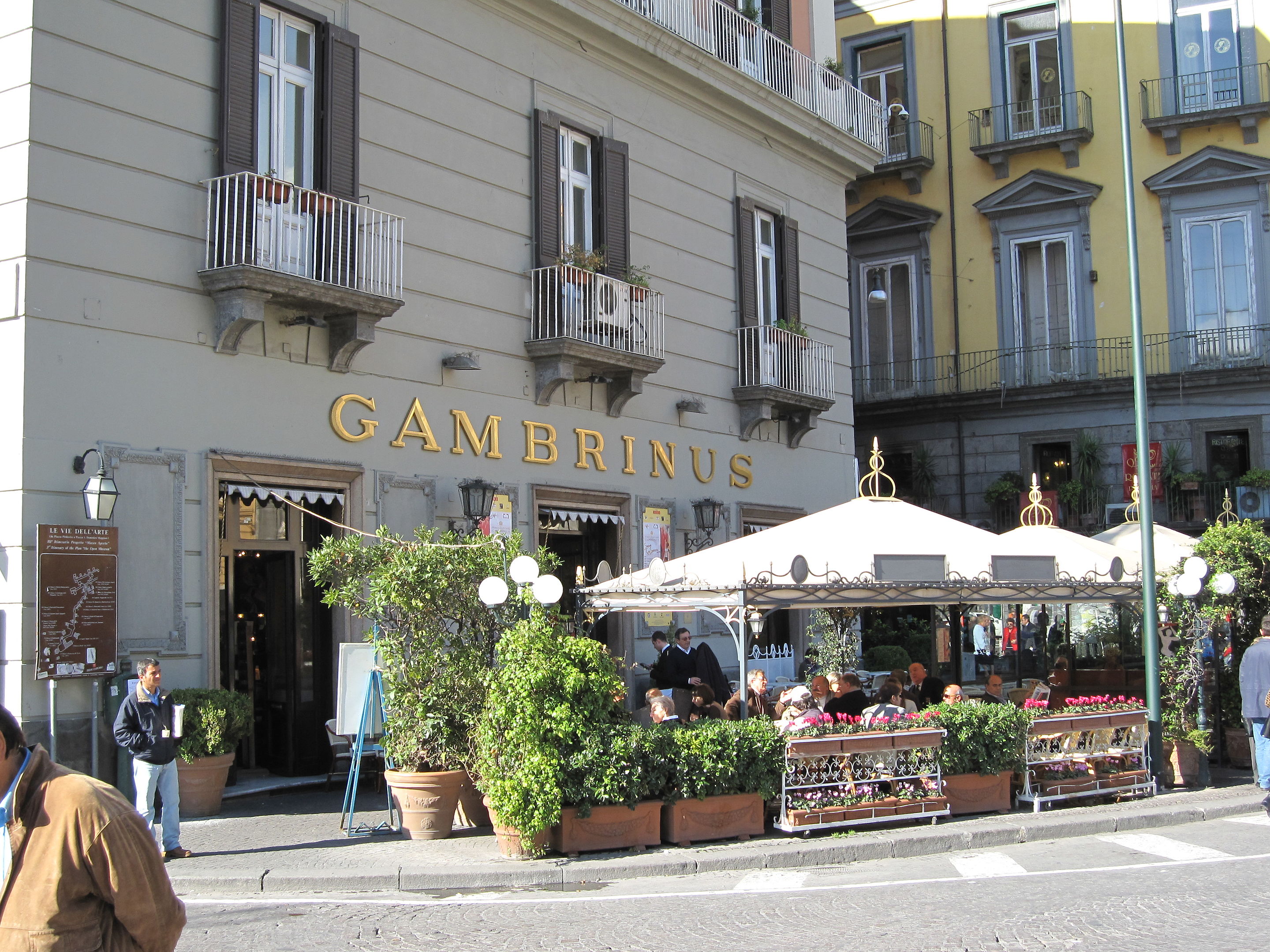 bottega, CAFFE' GAMBRINUS (terzo quarto SECOLI/ XIX)