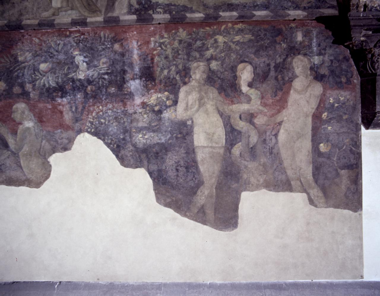 creazione di Eva, peccato originale (dipinto) di Paolo Uccello (secondo quarto sec. XV)