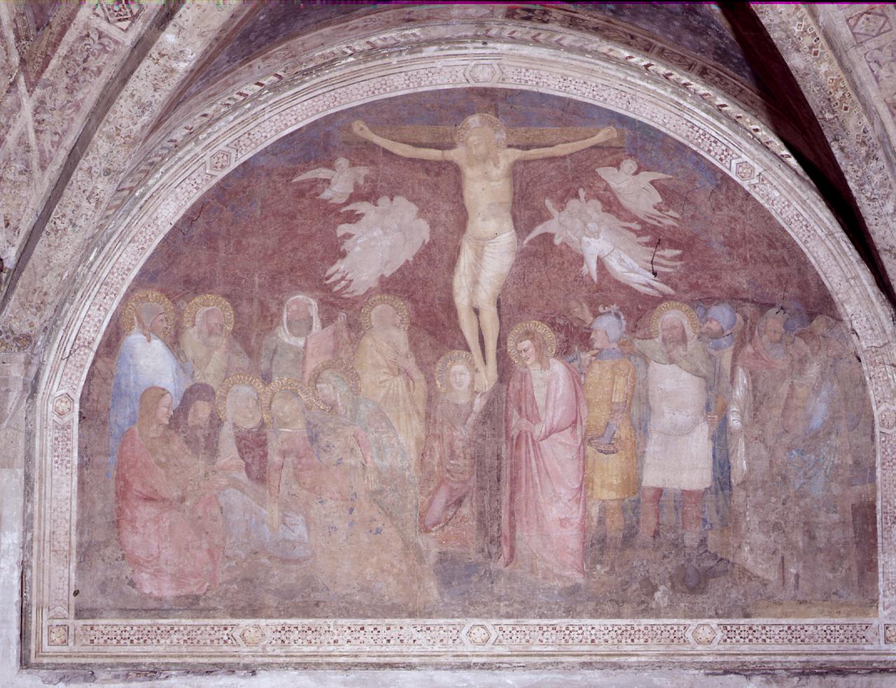 crocifissione di Cristo (dipinto) di Andrea di Cione detto Andrea Orcagna (cerchia) (sec. XIV)