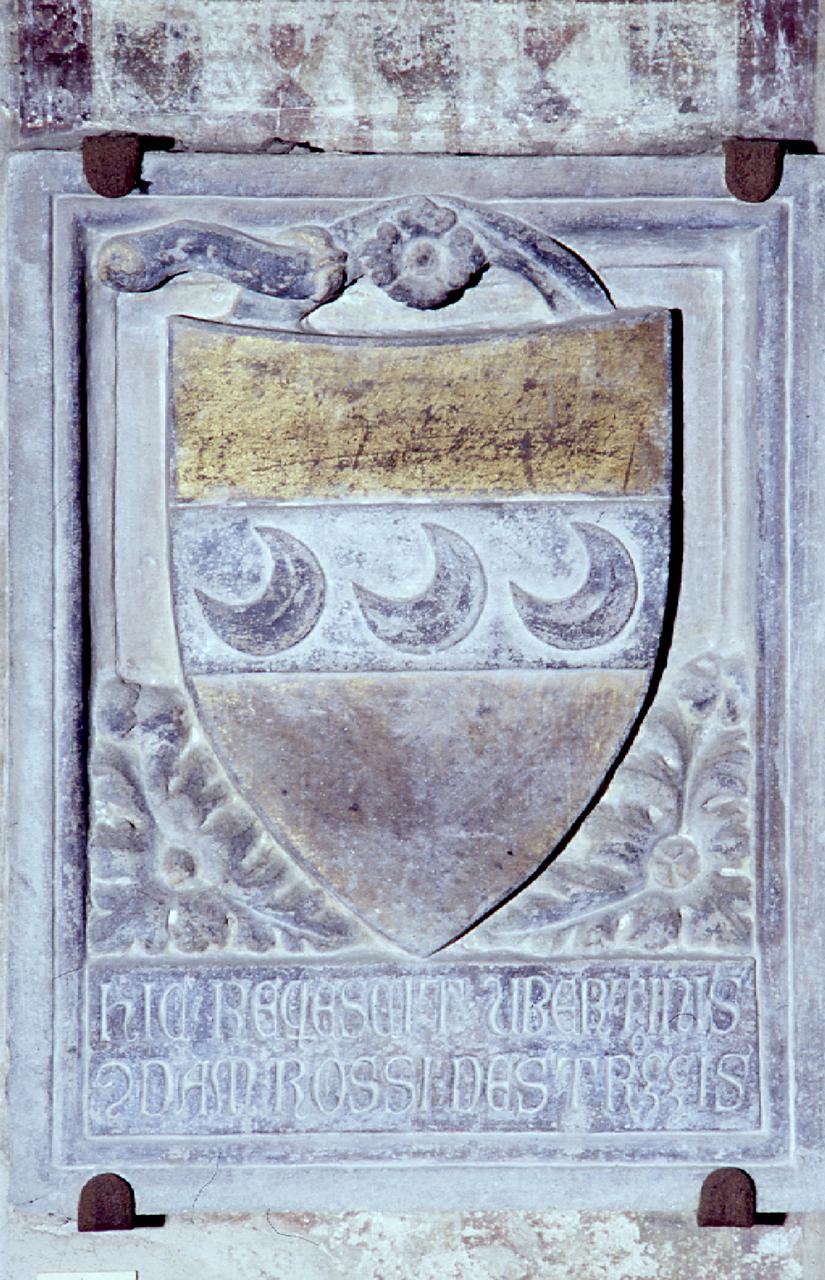 stemma gentilizio della famiglia Strozzi (lapide tombale) - produzione fiorentina (seconda metà sec. XIV)