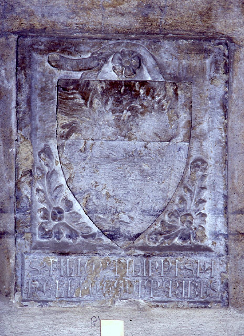 stemma gentilizio della famiglia Adimari (lapide tombale) - produzione toscana (sec. XIV)