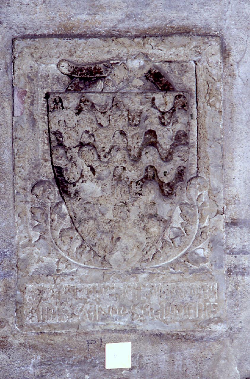 stemma gentilizio della famiglia Arrigucci (?) (lapide tombale) - produzione toscana (seconda metà sec. XIV)