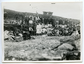 Bari-Barletta. Costruzione della linea ferroviaria - Foto di gruppo (positivo) di Anonimo (XX)