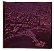 Bari - Veduta aerea della zona del porto vecchio (diapositiva) di Ficarelli, Michele (XX)