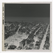 Bari - Veduta aerea della città da Piazza Garibaldi (negativo) di Ficarelli, Michele (XX)