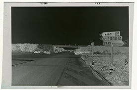 Bari - Quartiere Poggiofranco - ponte sulla circonvallazione (negativo) di Ficarelli fotostampa studio fotografico (XX)