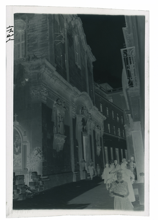 Lecce. Chiesa di Sant'Antonio da Padova - via Ludovico Maremonti (negativo) di Palumbo, Giuseppe (XX)