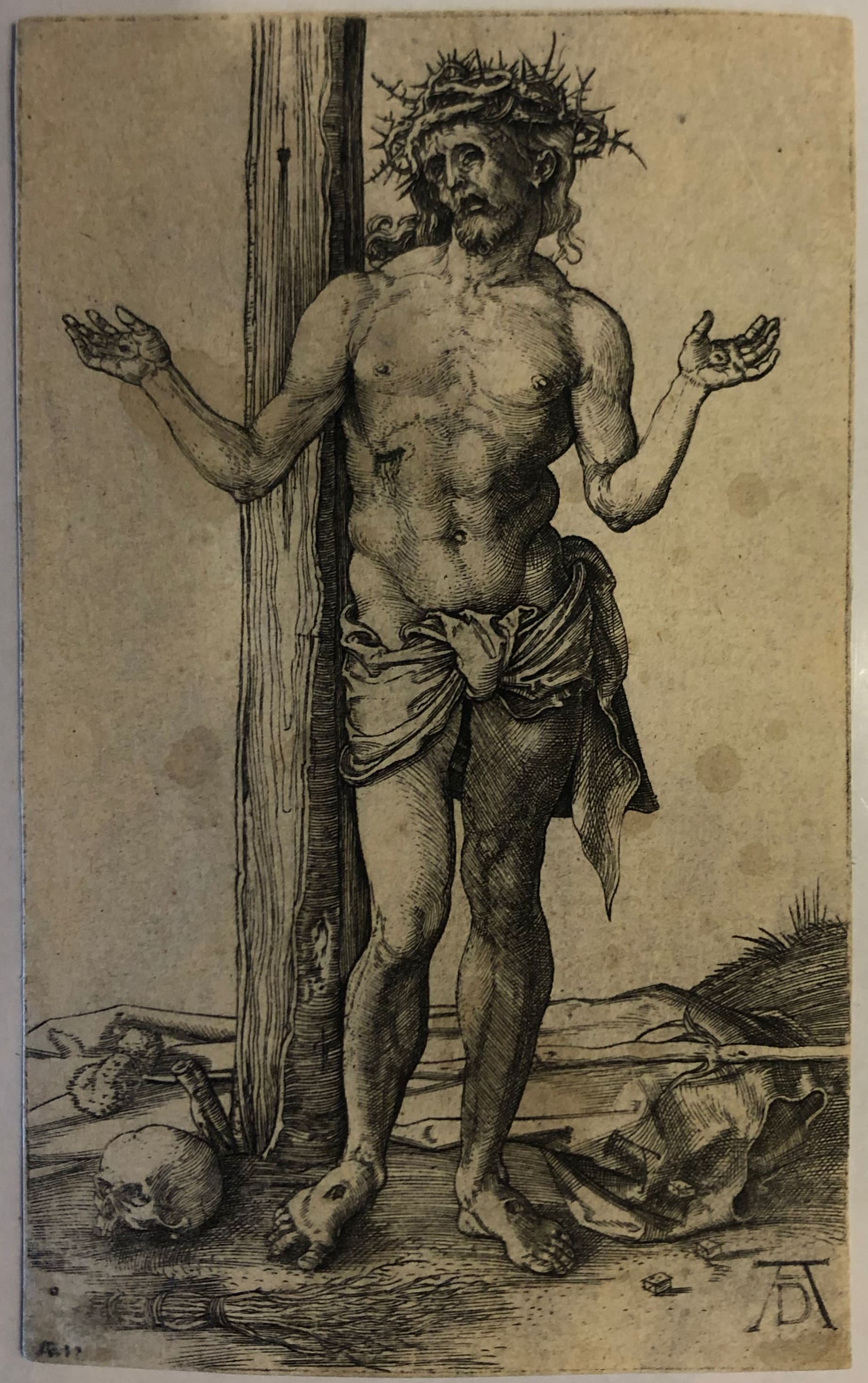 Cristo con i simboli della passione (stampa) di Dürer Albrecht - ambito tedesco (sec. XVI)