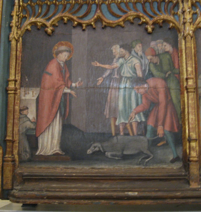 Sant'antonio di padova e il miracolo della mula (dipinto, elemento d'insieme)