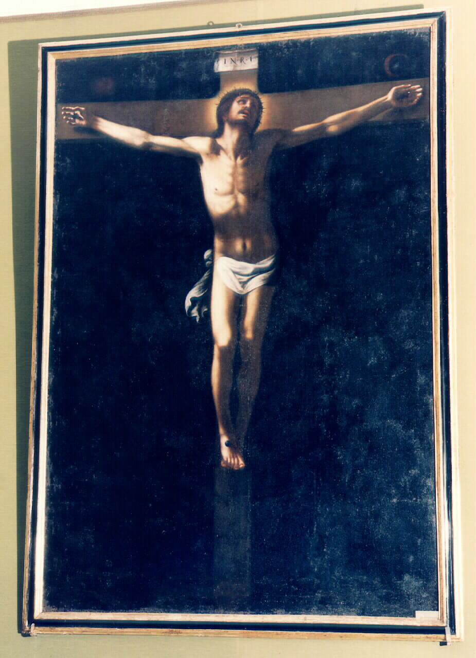 Cristo crocifisso (dipinto) - ambito siciliano (Seconda metà sec. XIX)