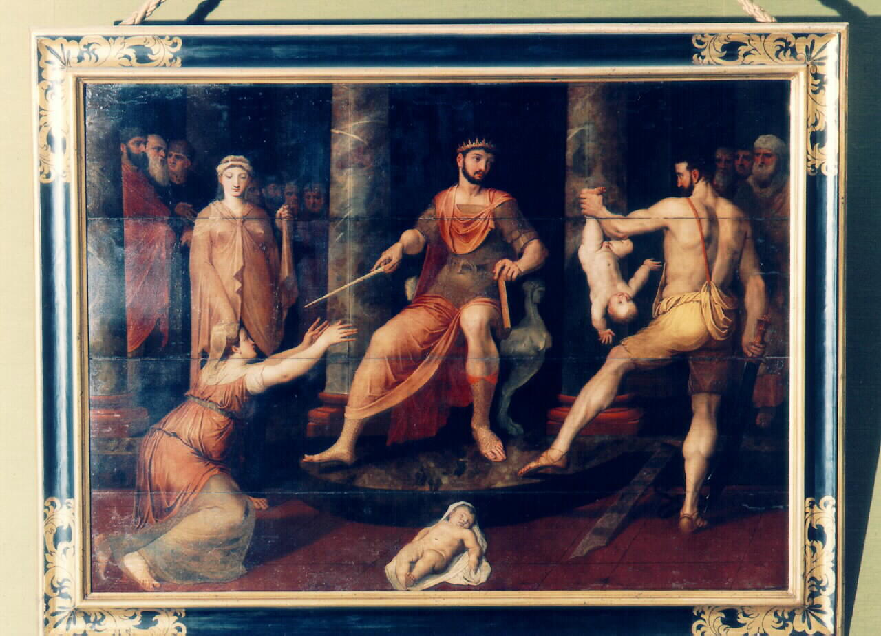 giudizio di Salomone (dipinto) - ambito siciliano (Prima metà sec. XIX)