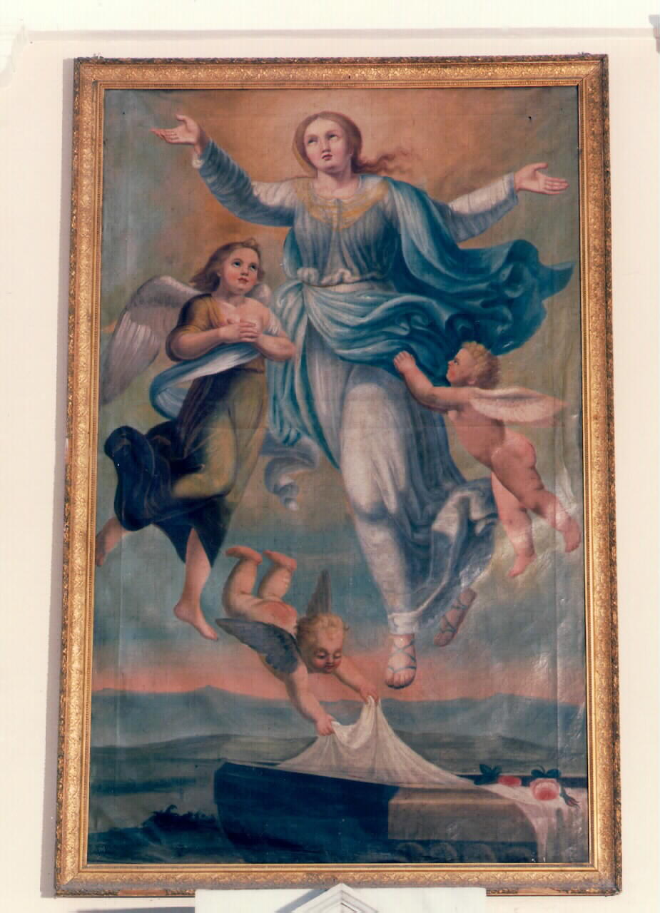 assunzione della Madonna (dipinto) - ambito siciliano (Fine/inizio secc. XIX/ XX)