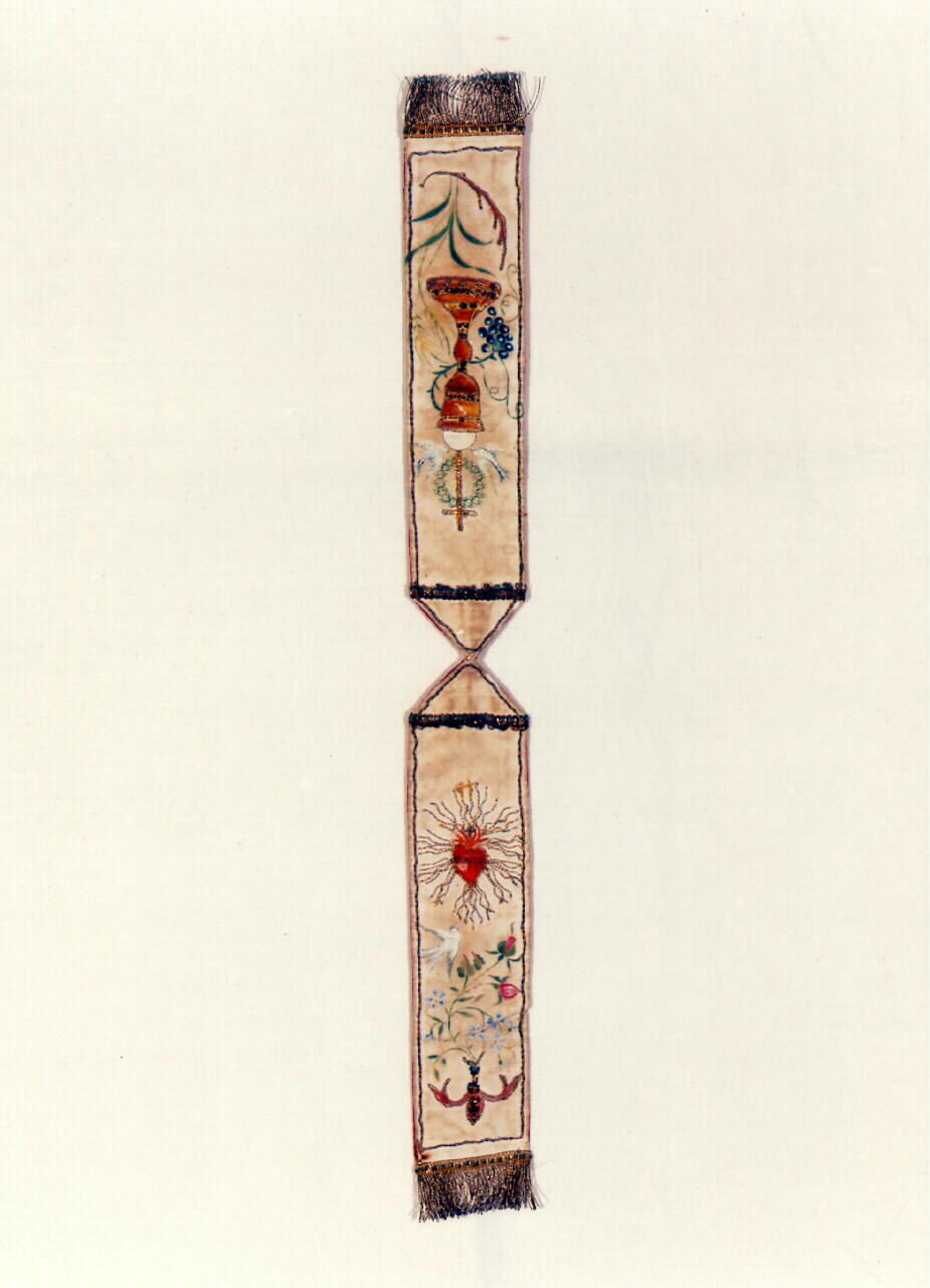 banda per chiavetta di tabernacolo - manifattura siciliana (Fine/inizio secc. XVIII/ XIX)