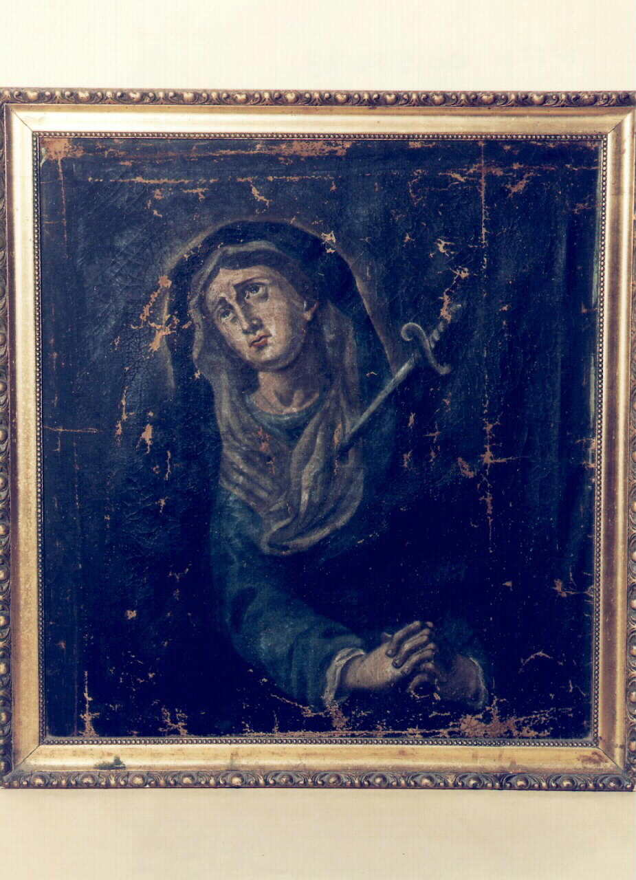 Madonna Addolorata (dipinto) - ambito siciliano (Seconda metà sec. XVIII)