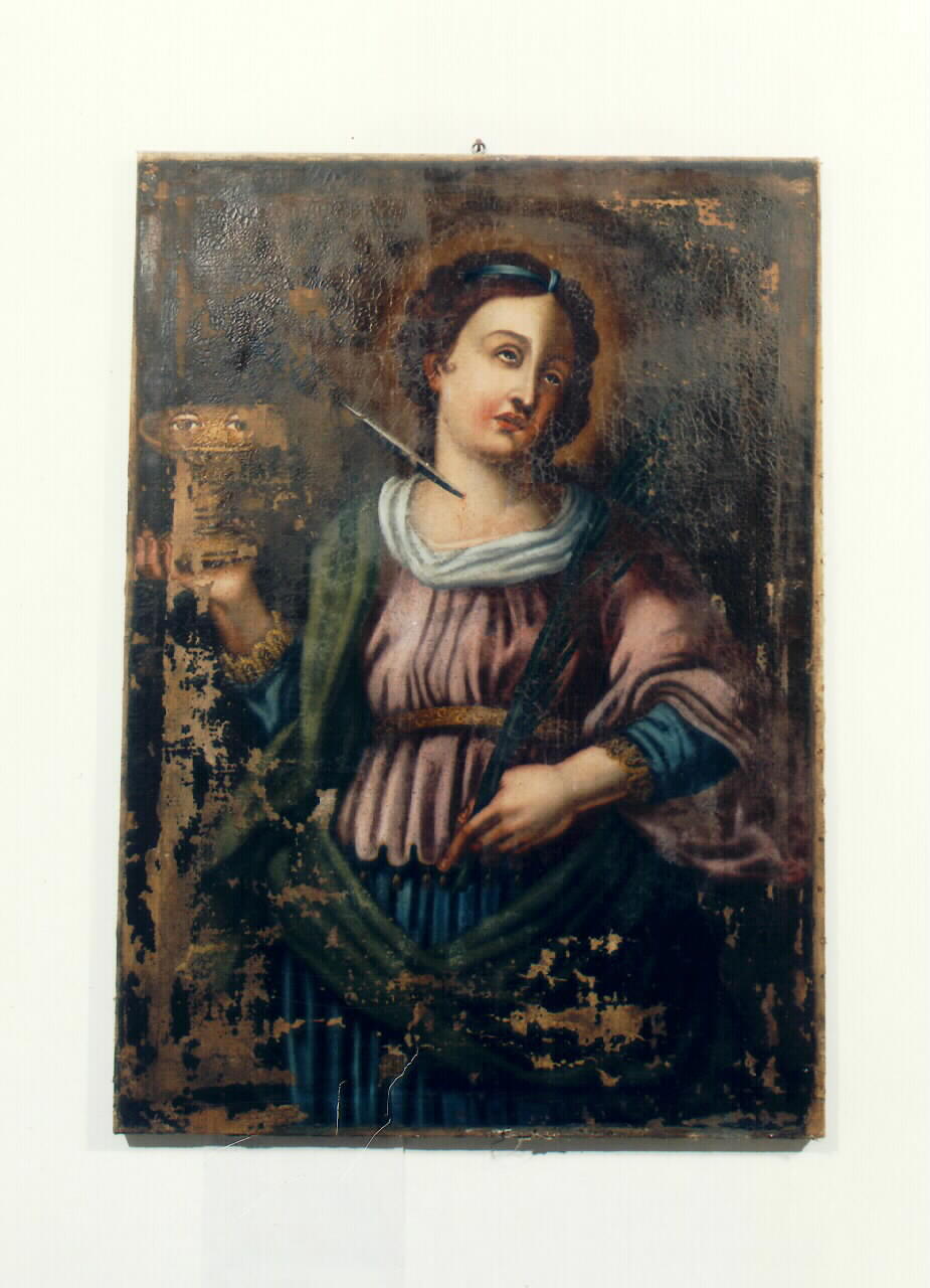 Santa Lucia (dipinto) - ambito siciliano (Fine/inizio secc. XVIII/ XIX)