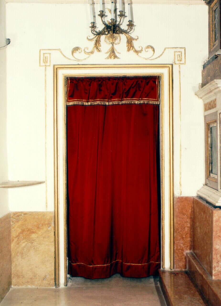mostra di porta, serie - ambito siciliano (Seconda metà sec. XVIII)