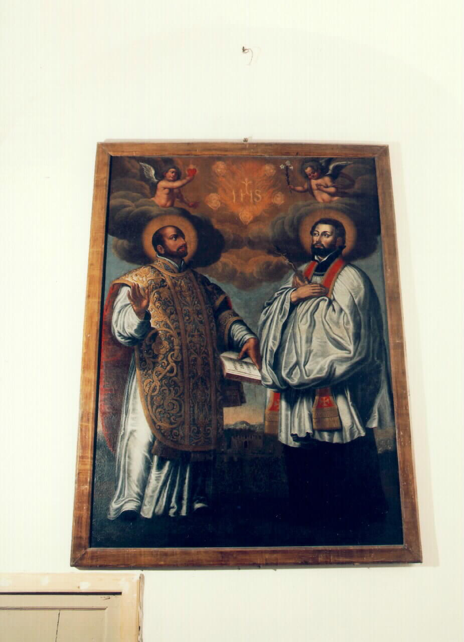 Sant'Ignazio e San Francesco Saverio (dipinto) - ambito siciliano (Prima metà sec. XIX)