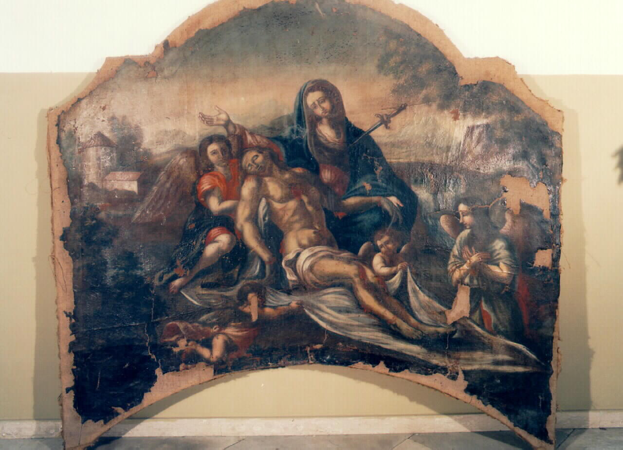 Pieta' (dipinto) - ambito siciliano (primo quarto sec. XIX)