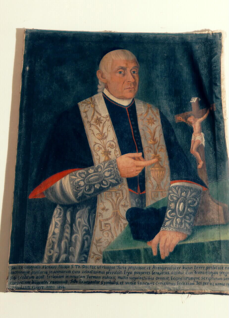 ritratto del sacerdote Nicola Musso (dipinto) - ambito siciliano (sec. XIX)
