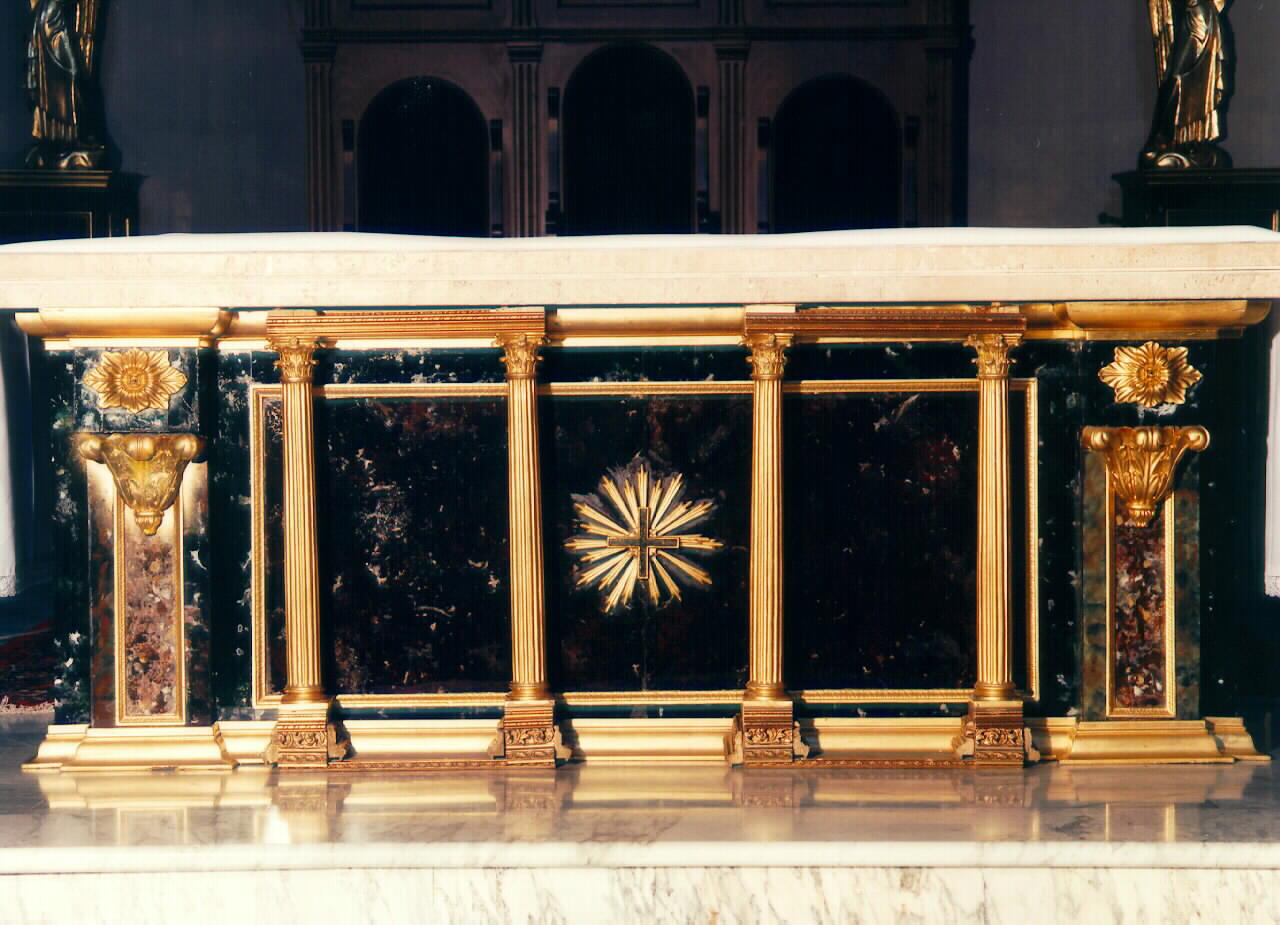 altare - ambito siciliano (Fine/inizio secc. XIX/ XX)
