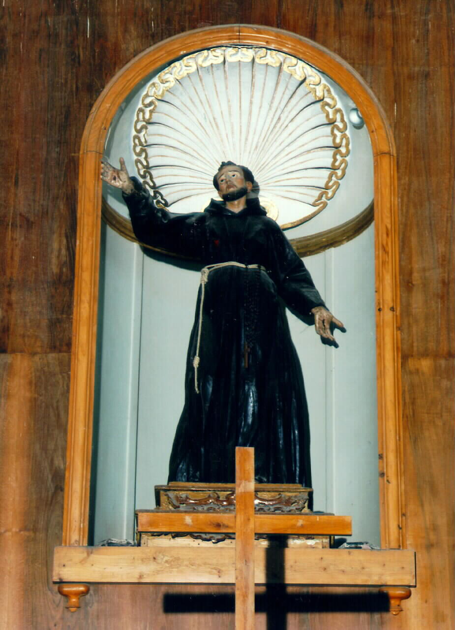 San Francesco d'Assisi (statua) - ambito siciliano (sec. XIX)