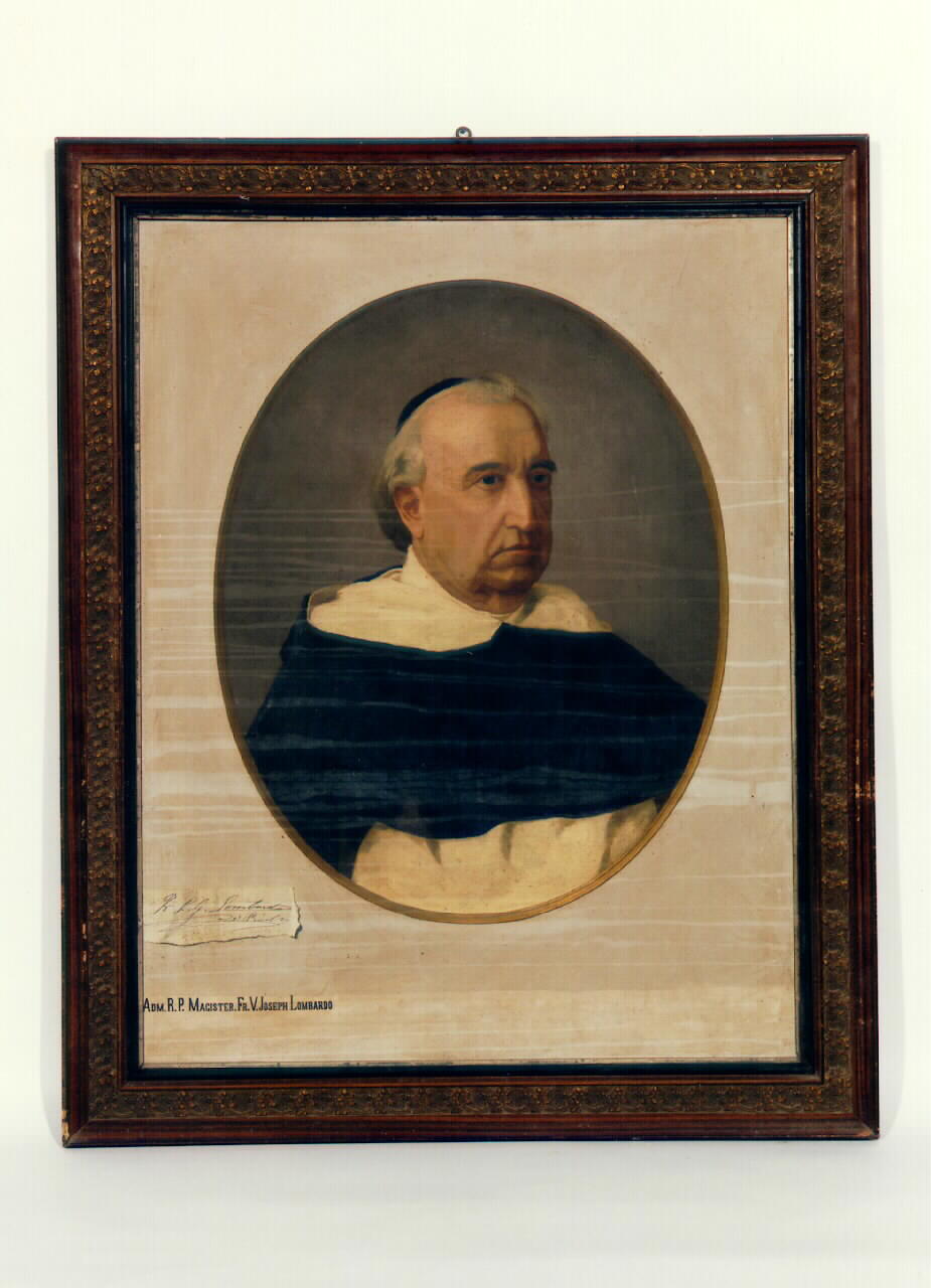 ritratto di padre Vincenzo Giuseppe Lombardo (dipinto) - ambito siciliano (sec. XX)