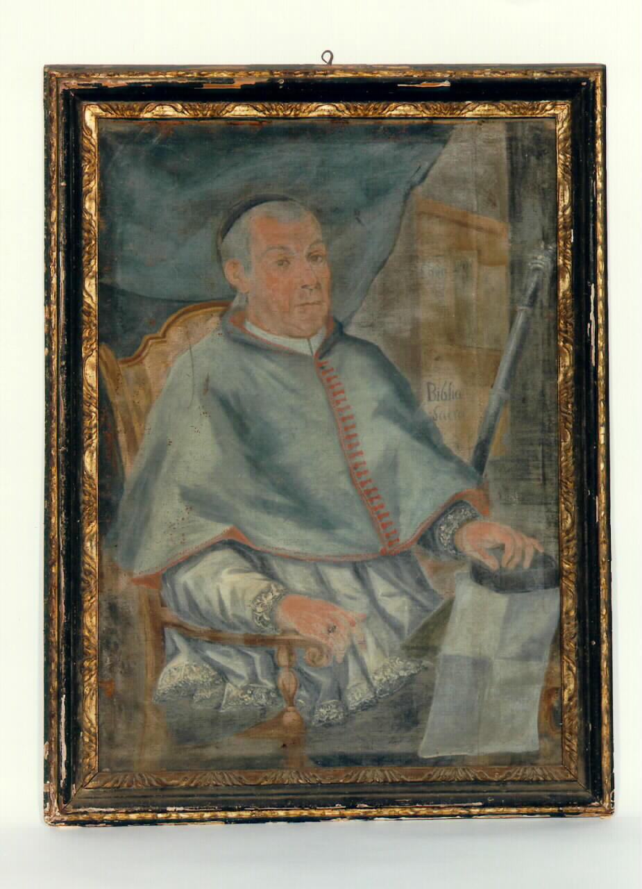 ritratto di vescovo domenicano (dipinto) - ambito siciliano (sec. XIX)
