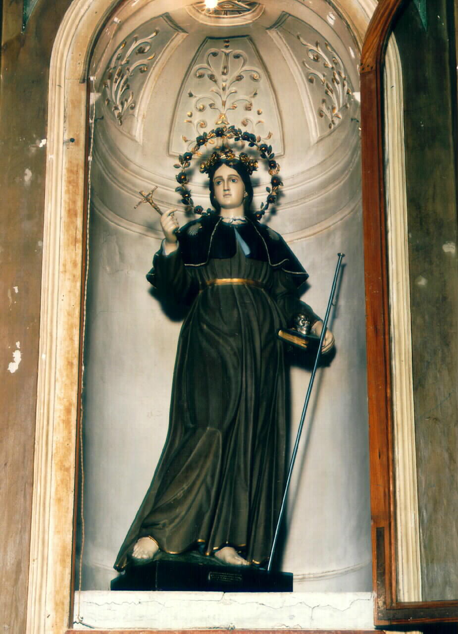 Santa Rosalia (statua) - ambito siciliano (Seconda metà sec. XIX)