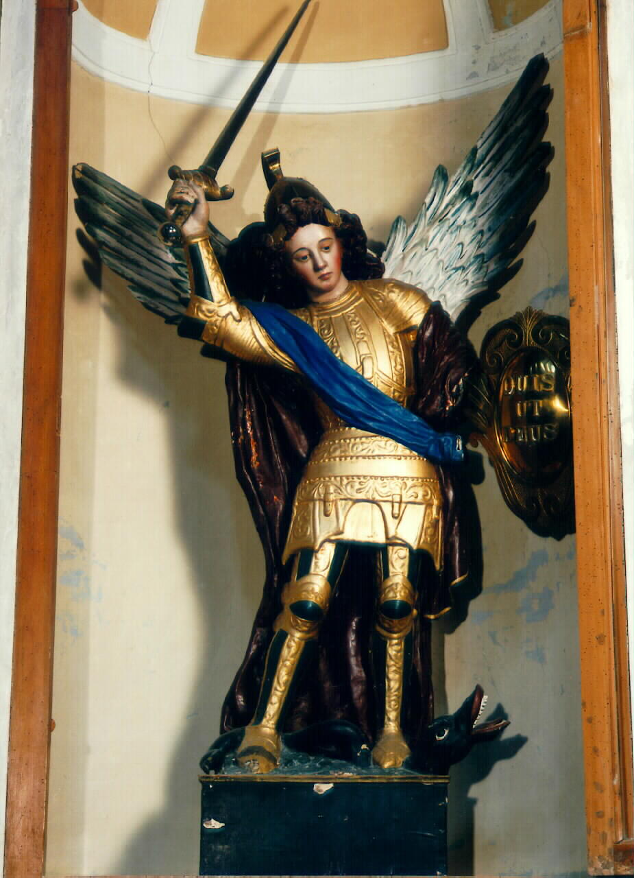 San Michele arcangelo (statua) - ambito siciliano (fine sec. XIX)