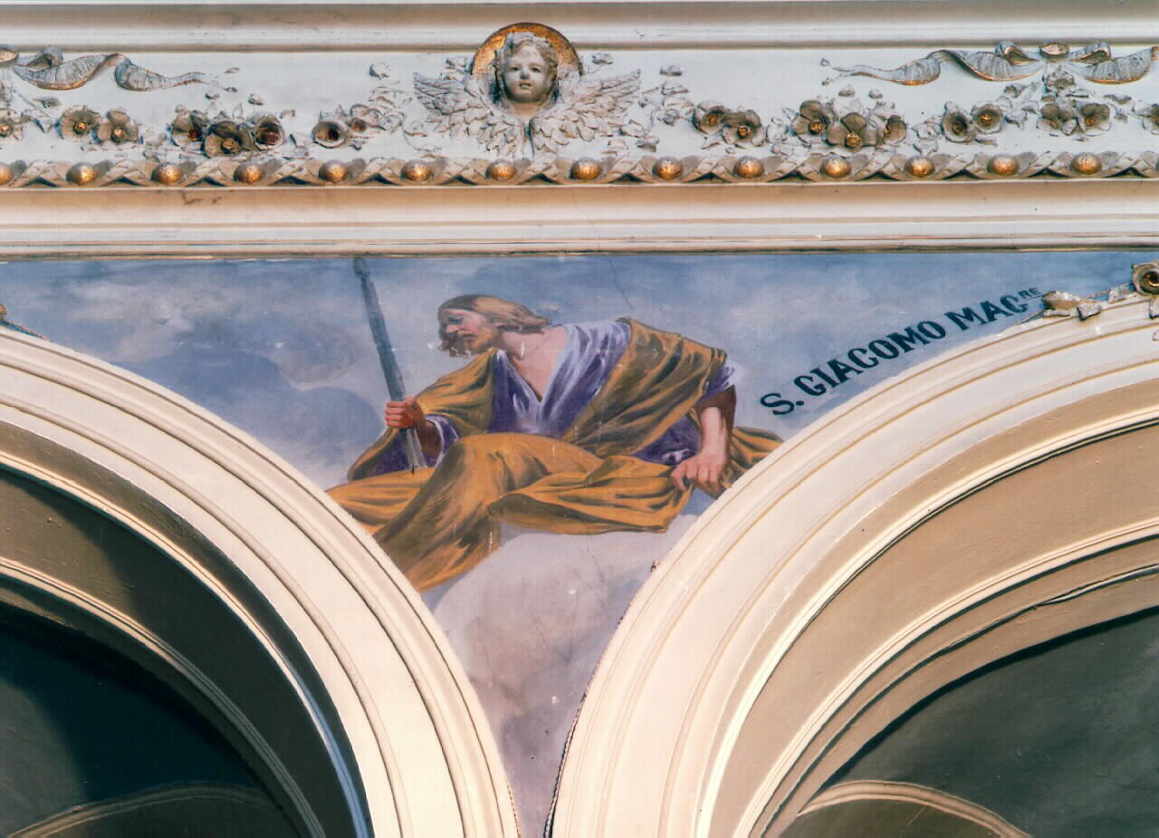 San Giacomo maggiore apostolo (dipinto murale) - ambito siciliano (Fine/inizio secc. XIX/ XX)