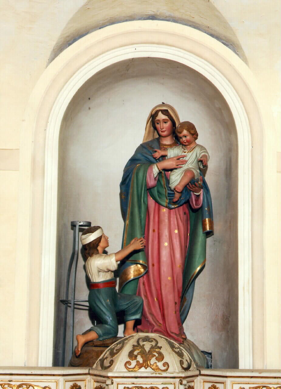 Madonna degli ammalati, Madonna con Bambino e fanciullo (gruppo scultoreo) - ambito siciliano (Seconda metà sec. XIX)