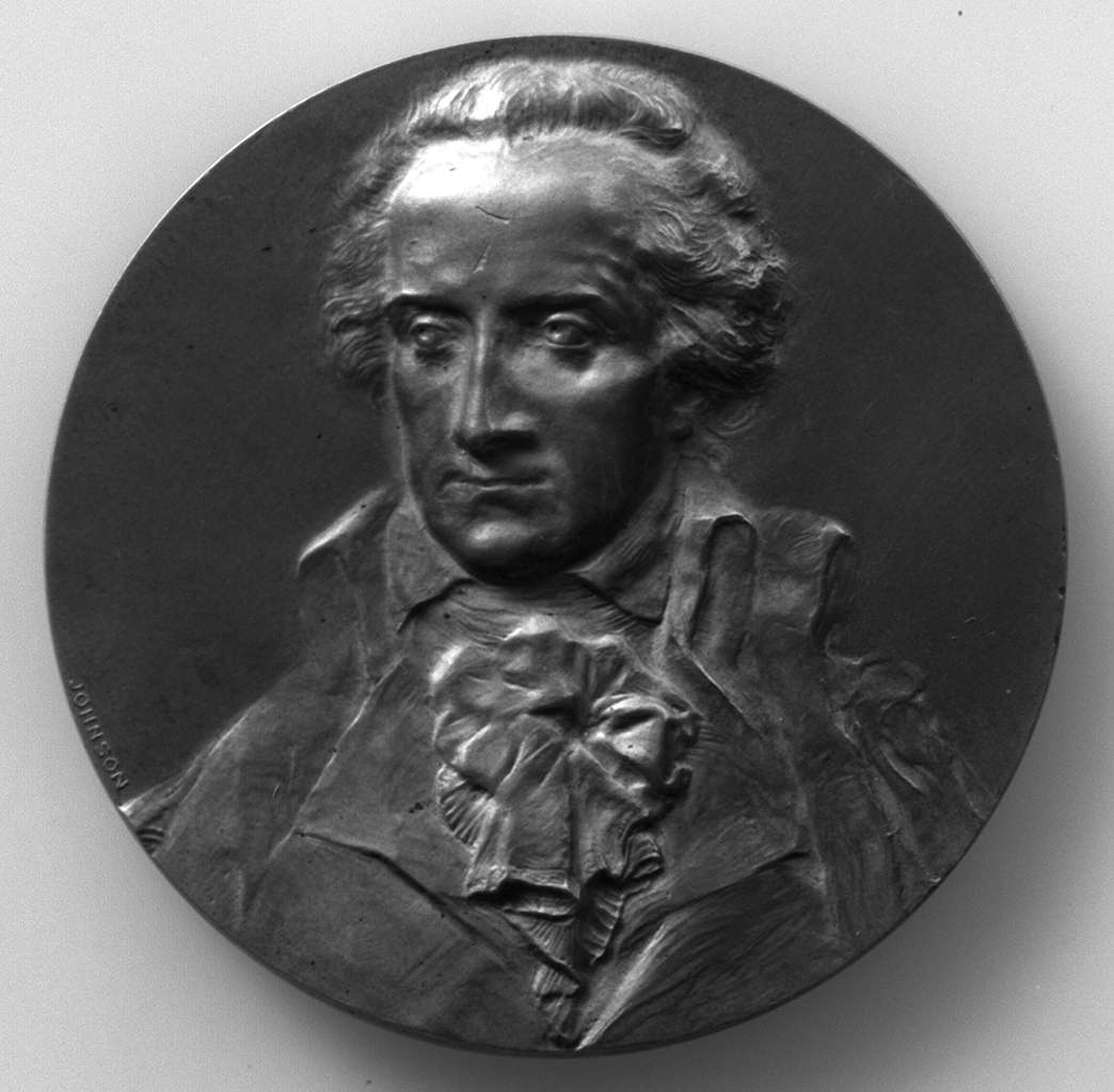 ritratto di Vittorio Alfieri (medaglia) di Johnson Stefano (sec. XX)