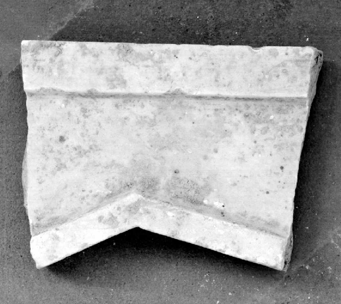lastra, frammento - produzione fiorentina (sec. XIX)