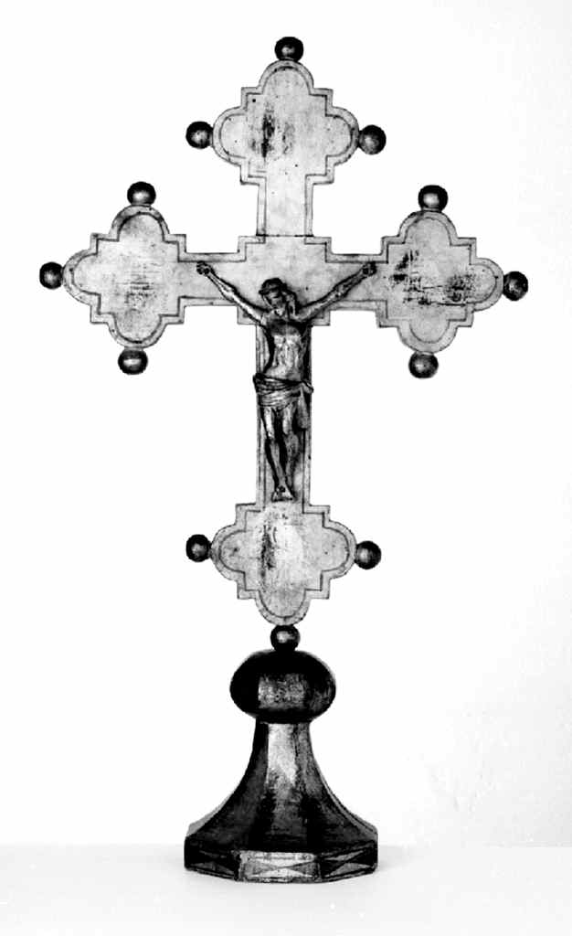 Cristo crocifisso (croce d'altare) - bottega toscana (primo quarto sec. XX)