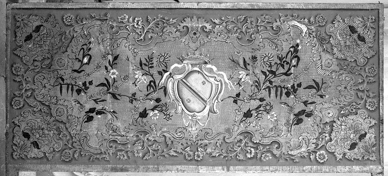 stemma gentilizio della famiglia del Riccio Baldi (paliotto) - manifattura fiorentina (sec. XVIII)
