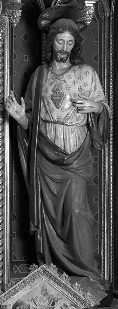 Sacro Cuore di Gesù (statua) di Aloisi Aristide (sec. XX)