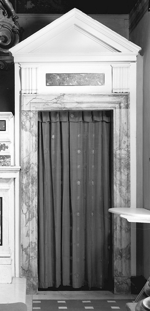 mostra di porta, serie - produzione fiorentina (seconda metà sec. XVIII)
