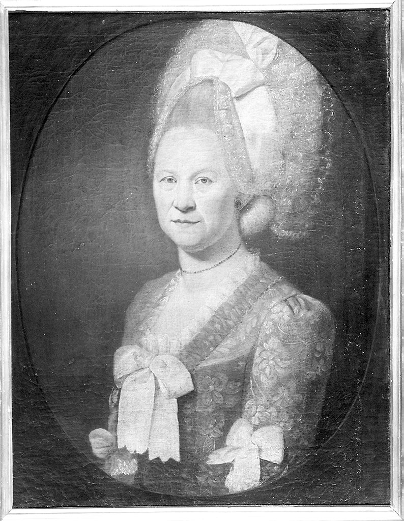 ritratto di donna (dipinto) - ambito francese (seconda metà sec. XVIII)