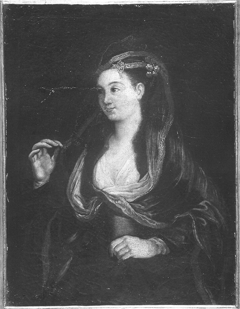 ritratto di donna (dipinto) - ambito italiano (seconda metà sec. XVIII)