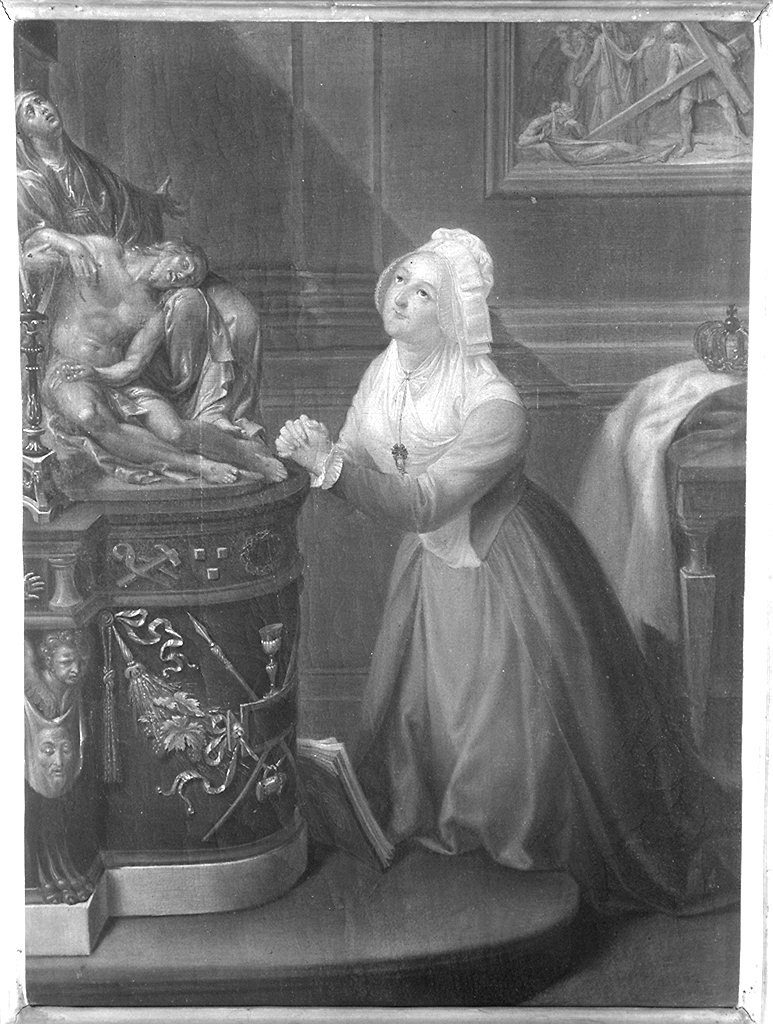 ritratto di Maria Clotilde di Francia regina di Sardegna (dipinto) di Nocchi Bernardino (sec. XIX)