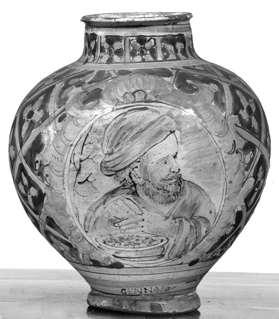 vaso, serie - bottega faentina (sec. XVI)