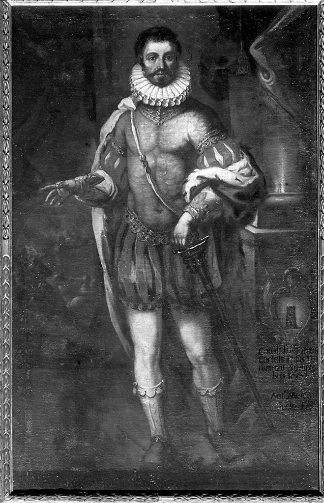ritratto d'uomo (dipinto) di Mercuri Antonino (sec. XVIII)