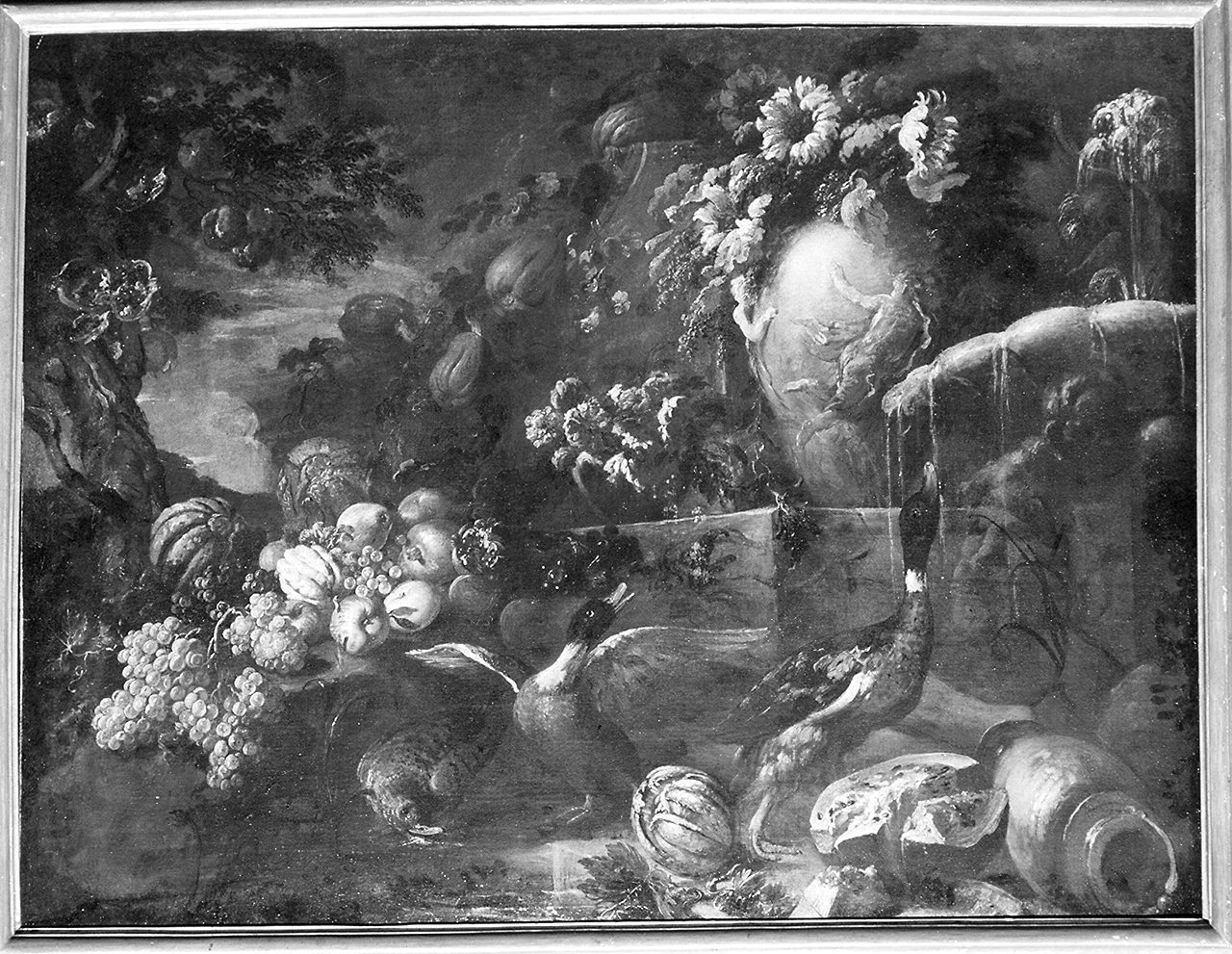 natura morta (dipinto) - ambito toscano (seconda metà sec. XVII)