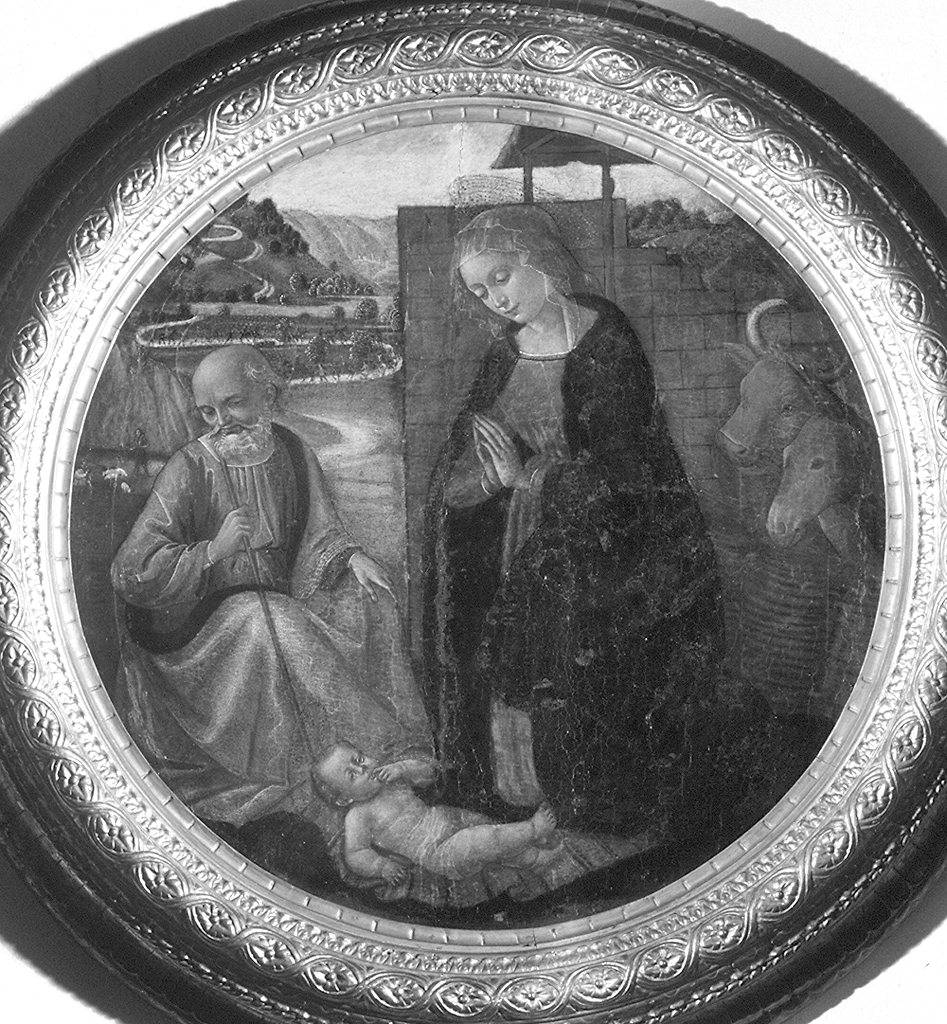 natività di Gesù (dipinto) di Bigordi Domenico detto Domenico Ghirlandaio (bottega) (seconda metà sec. XV)