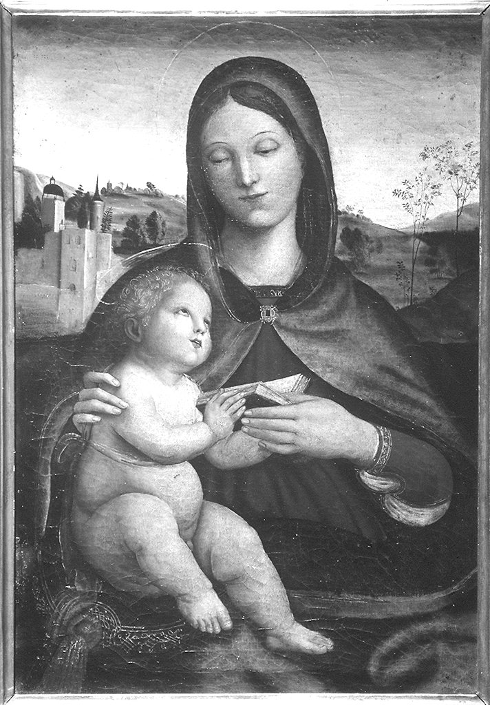 Madonna con Bambino (dipinto) - ambito senese (primo quarto sec. XVI)