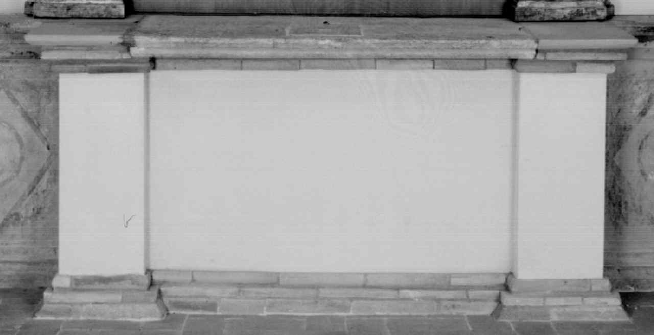altare - a blocco, elemento d'insieme - bottega toscana (sec. XVII, sec. XX)