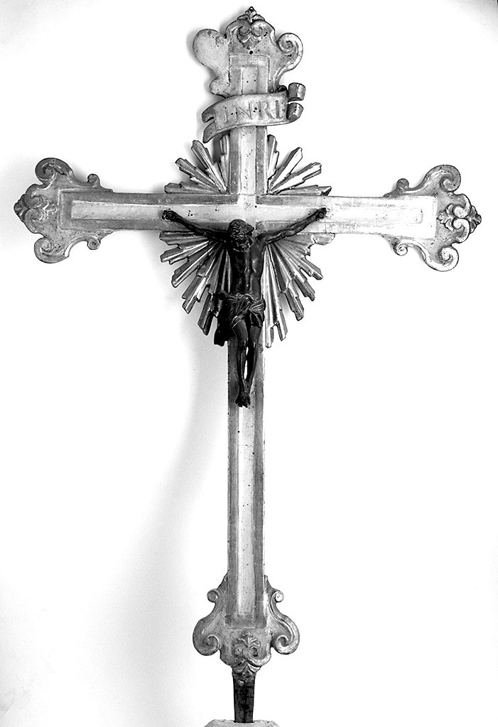 Cristo crocifisso (croce d'altare) - produzione fiorentina (prima metà sec. XIX)