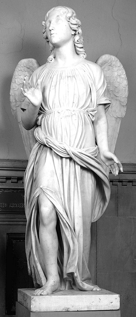 angelo (scultura, serie) di Santarelli Emilio (sec. XIX)